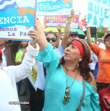 Miles piden por la Paz y el Diálogo en Nicaragua