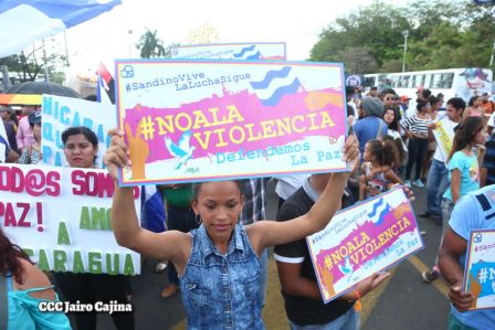 Miles piden por la Paz y el Diálogo en Nicaragua
