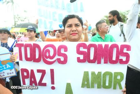 Miles piden por la Paz y el Diálogo en Nicaragua