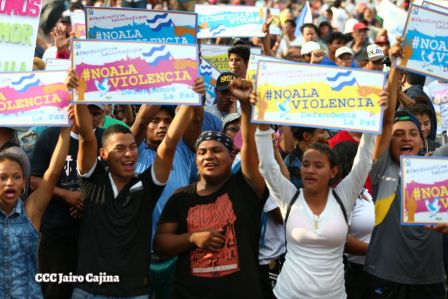 Miles piden por la Paz y el Diálogo en Nicaragua