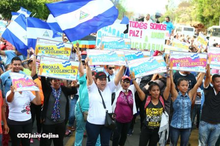 Miles piden por la Paz y el Diálogo en Nicaragua