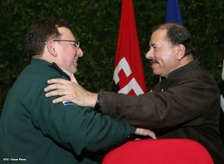 Comandante Daniel preside acto 34 Aniversario del Ministerio de Gobernación