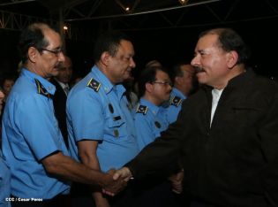 Comandante Daniel preside acto 34 Aniversario del Ministerio de Gobernación