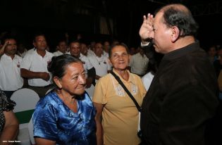 Comandante Daniel preside acto 34 Aniversario del Ministerio de Gobernación