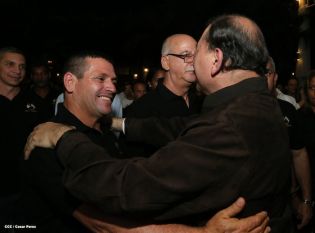 Comandante Daniel preside acto 34 Aniversario del Ministerio de Gobernación