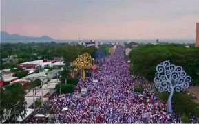 Así se vivió en Nicaragua el Canto por la Paz y el Cariño