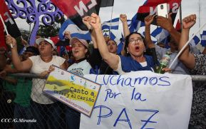 Así se vivió en Nicaragua el Canto por la Paz y el Cariño