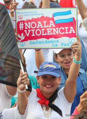 Así se vivió en Nicaragua el Canto por la Paz y el Cariño