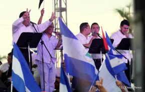 Así se vivió en Nicaragua el Canto por la Paz y el Cariño