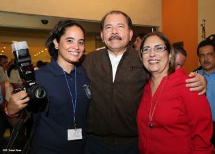 Comandante Daniel preside acto 34 Aniversario del Ministerio de Gobernación
