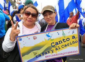Así se vivió en Nicaragua el Canto por la Paz y el Cariño