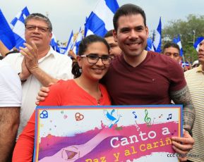 Así se vivió en Nicaragua el Canto por la Paz y el Cariño