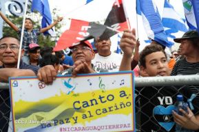 Así se vivió en Nicaragua el Canto por la Paz y el Cariño