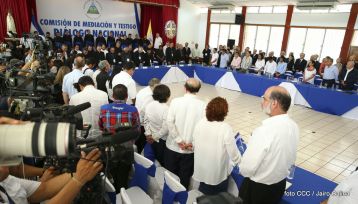 Inicia diálogo nacional para la paz en Nicaragua