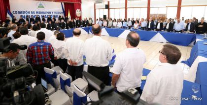 Inicia diálogo nacional para la paz en Nicaragua