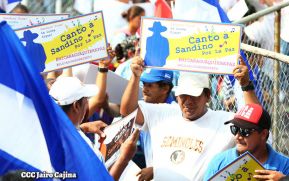 Canto a Sandino por la Paz en el 123 Aniversario del Nacimiento del General de Hombres Libres