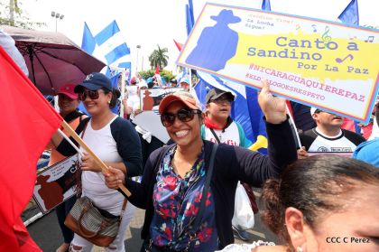 Canto a Sandino por la Paz en el 123 Aniversario del Nacimiento del General de Hombres Libres