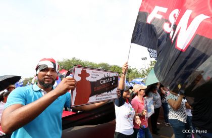 Canto a Sandino por la Paz en el 123 Aniversario del Nacimiento del General de Hombres Libres