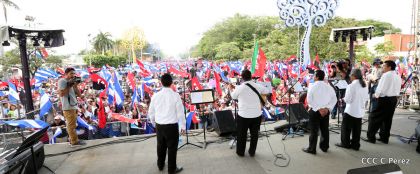 Canto a Sandino por la Paz en el 123 Aniversario del Nacimiento del General de Hombres Libres