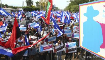 Canto a Sandino por la Paz en el 123 Aniversario del Nacimiento del General de Hombres Libres