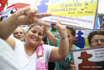 Canto a Sandino por la Paz en el 123 Aniversario del Nacimiento del General de Hombres Libres