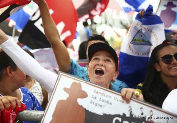 Canto a Sandino por la Paz en el 123 Aniversario del Nacimiento del General de Hombres Libres