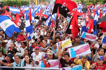 Canto a Sandino por la Paz en el 123 Aniversario del Nacimiento del General de Hombres Libres
