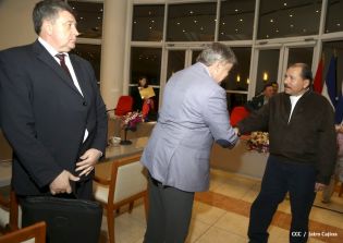 Presidente Daniel sostiene encuentro con delegación de la Federación Rusa
