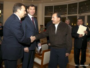 Presidente Daniel sostiene encuentro con delegación de la Federación Rusa