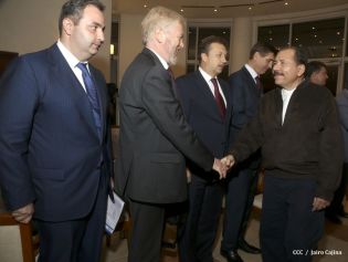 Presidente Daniel sostiene encuentro con delegación de la Federación Rusa