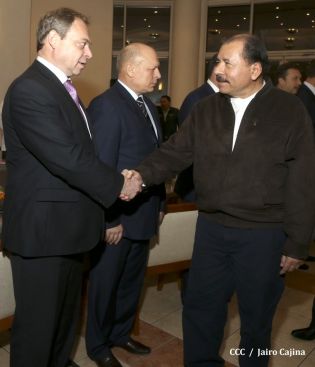 Presidente Daniel sostiene encuentro con delegación de la Federación Rusa