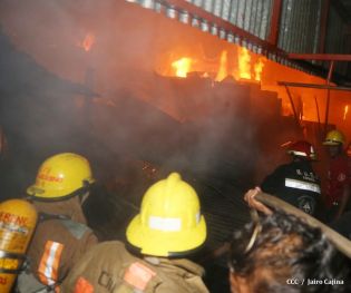 Incendio en el Mercado Oriental