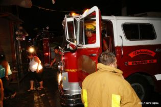 Incendio en el Mercado Oriental