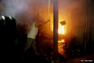 Incendio en el Mercado Oriental