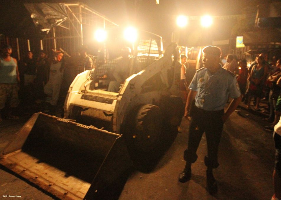 Incendio en el Mercado Oriental