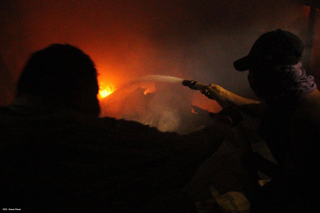 Incendio en el Mercado Oriental