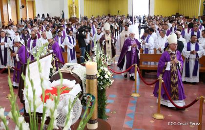 El último adiós al Cardenal de la Paz, Miguel Obando y Bravo