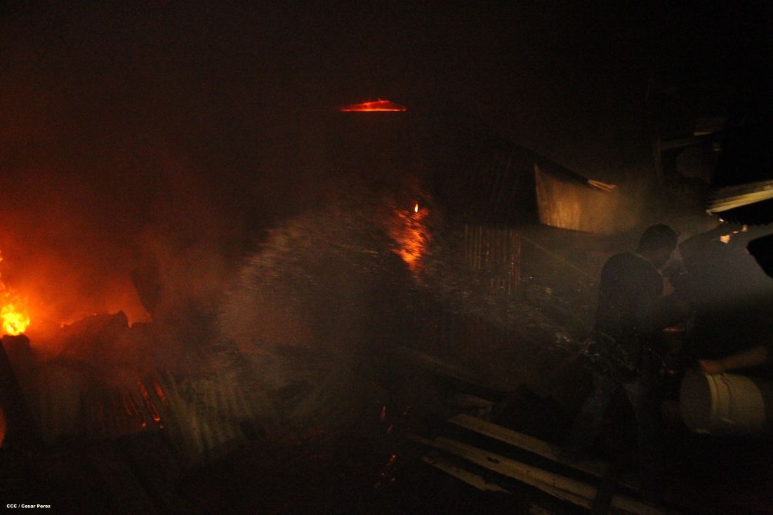 Incendio en el Mercado Oriental