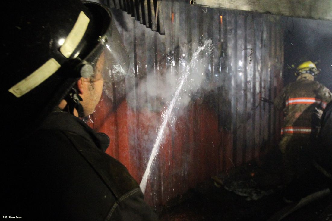 Incendio en el Mercado Oriental