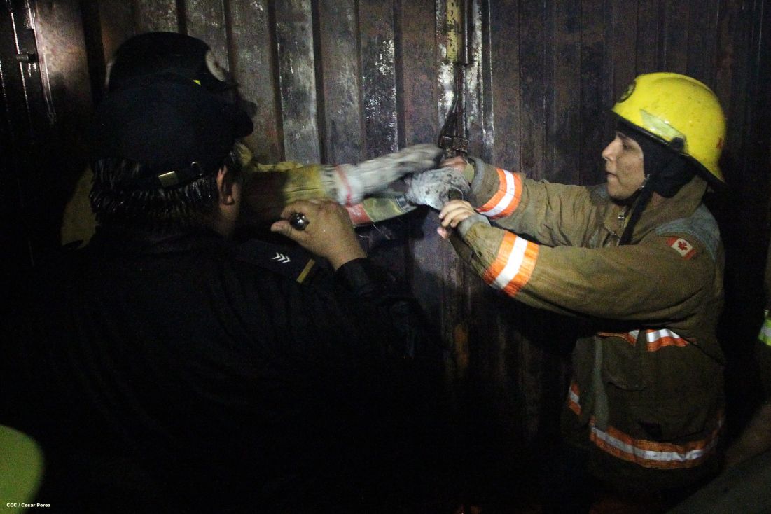 Incendio en el Mercado Oriental