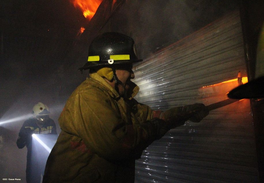 Incendio en el Mercado Oriental