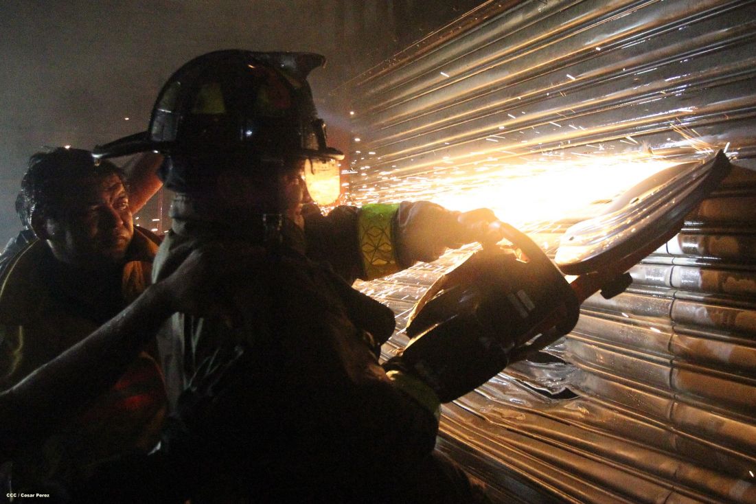 Incendio en el Mercado Oriental