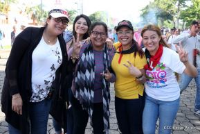 Miles caminaron por la Paz en Nicaragua