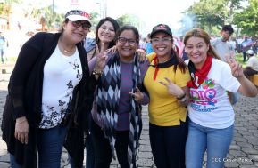 Miles caminaron por la Paz en Nicaragua