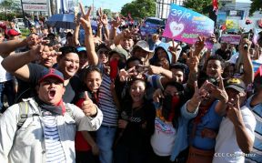 Miles caminaron por la Paz en Nicaragua