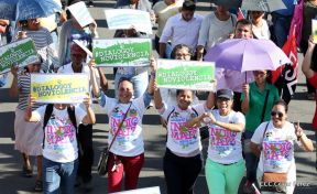 Miles caminaron por la Paz en Nicaragua