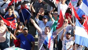 Miles caminaron por la Paz en Nicaragua