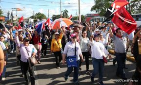 Miles caminaron por la Paz en Nicaragua
