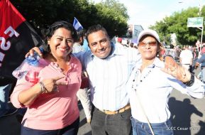 Miles caminaron por la Paz en Nicaragua