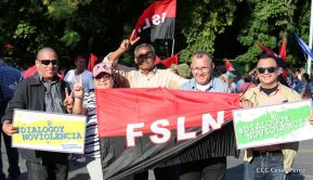 Miles caminaron por la Paz en Nicaragua